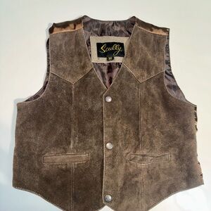 Scully Brown Suede Vest